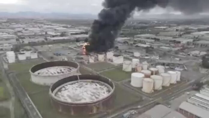 Esplosione Calenzano, panoramica aerea ed il video del momento dello scoppio ripreso dalle telecamere di sicurezza del deposito Eni